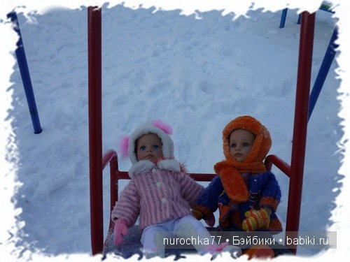 Зимняя прогулка куколки Gotz