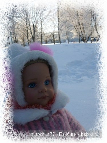 Зимняя прогулка куколки Gotz