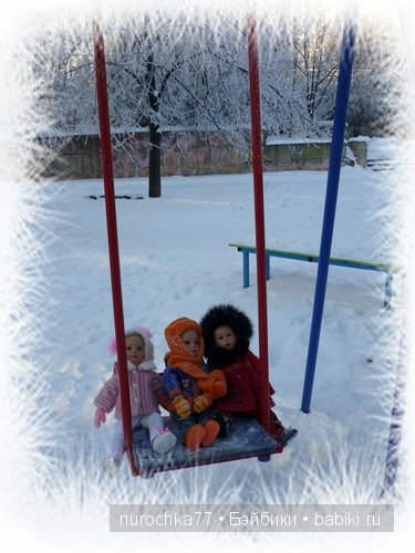 Зимняя прогулка куколки Gotz