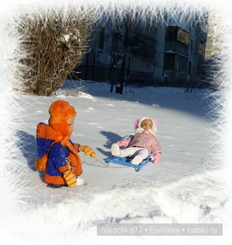 Зимняя прогулка куколки Gotz (фото 9)