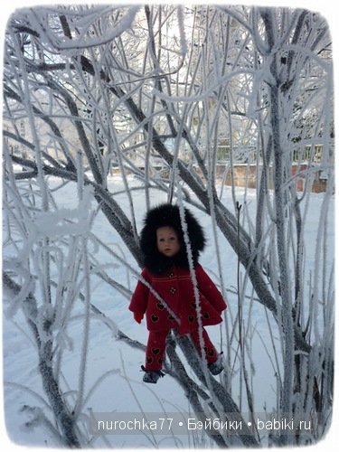 Зимняя прогулка куколки Gotz