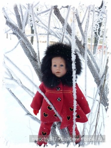 Зимняя прогулка куколки Gotz