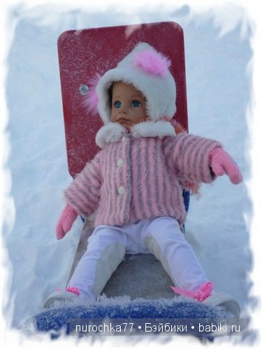Зимняя прогулка куколки Gotz