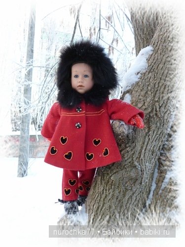 Зимняя прогулка куколки Gotz
