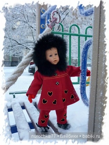 Зимняя прогулка куколки Gotz
