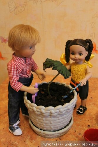 Цветы жизни. Часть 2. Куклы Люк Minouche Petitcollin и малышка от Роберта Тоннера (фото 6)
