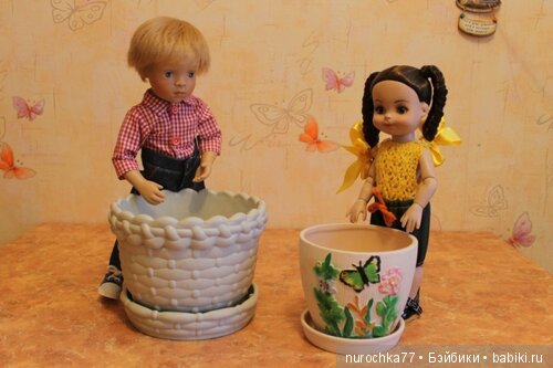 Цветы жизни. Часть 2. Куклы Люк Minouche Petitcollin и малышка от Роберта Тоннера (фото 3)