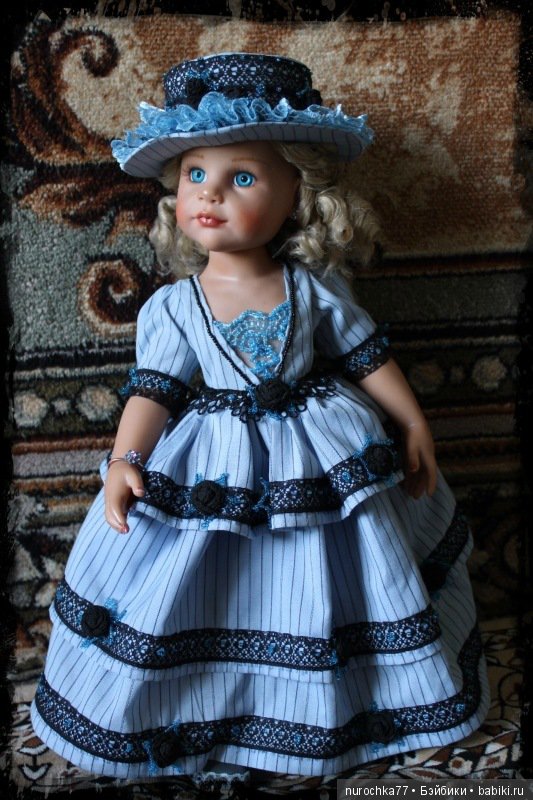 Чёрная Роза. Кукла Gotz Рок Звезда 2011 год. ( ООАК) (фото 2)