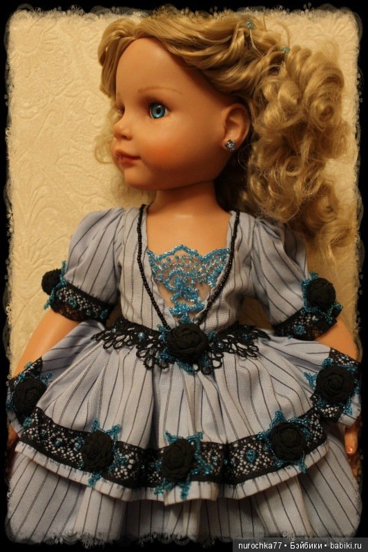 Чёрная Роза. Кукла Gotz Рок Звезда 2011 год. ( ООАК)