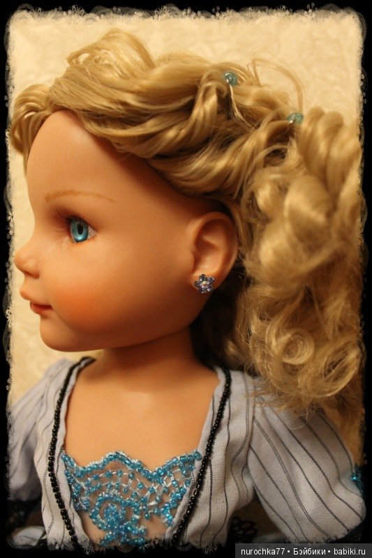 Чёрная Роза. Кукла Gotz Рок Звезда 2011 год. ( ООАК)