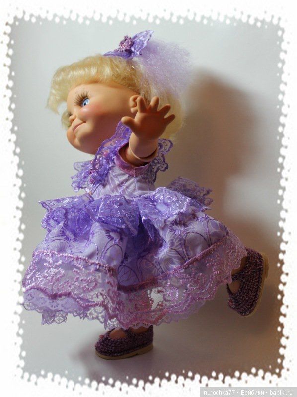 Сиреневые сны. Одежда для позитивчиков от Galoob Baby Face. Новый образ для Марси