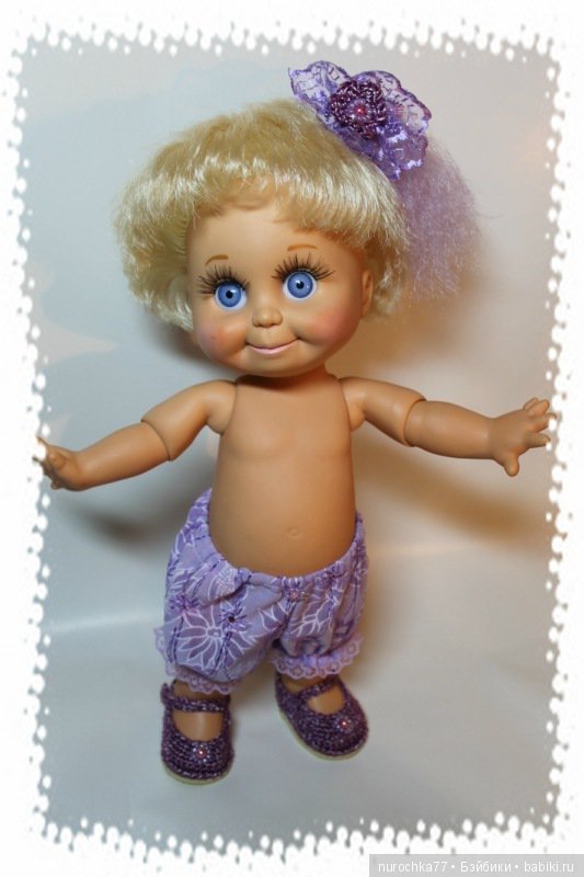 Сиреневые сны. Одежда для позитивчиков от Galoob Baby Face. Новый образ для Марси
