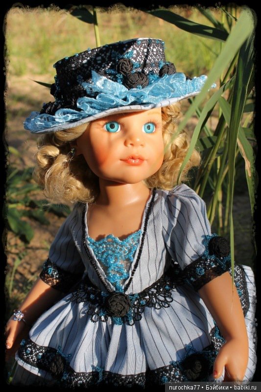 Чёрная Роза. Кукла Gotz Рок Звезда 2011 год. ( ООАК) (фото 6)