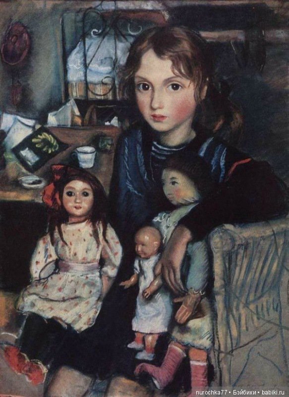 Добрая живопись. Дети и куклы