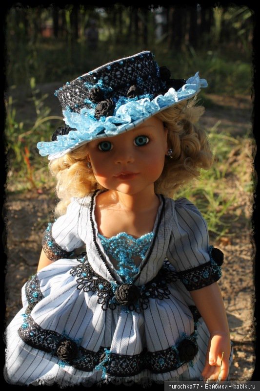 Чёрная Роза. Кукла Gotz Рок Звезда 2011 год. ( ООАК) (фото 9)