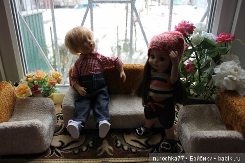 Кораблики. Куклы Люк Minouche Petitcollin и малышка от Роберта Тоннера