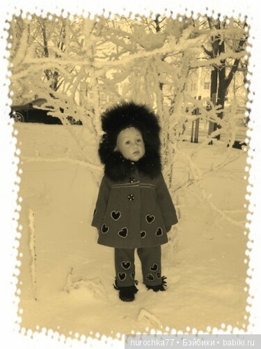 Зимняя прогулка куколки Gotz