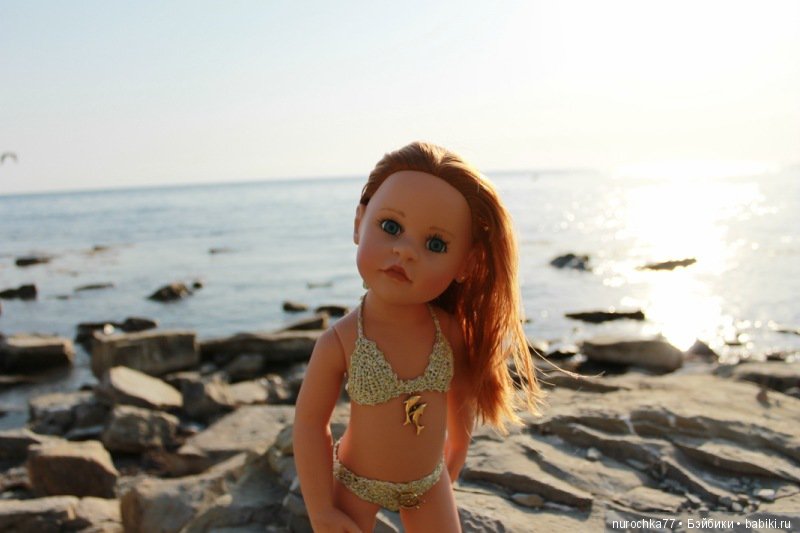 Фотоальбом. Жизель Готц (ООАК) и море