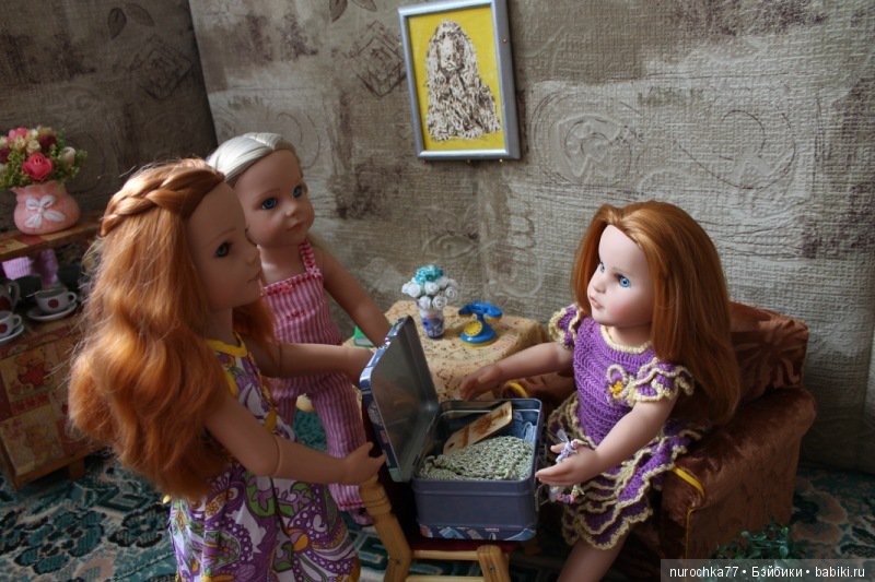 Морские камешки. Встреча кукол Готц