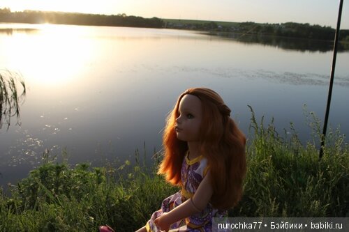 Злата- моя золотая рыбка. Кукла Gotz, ООАК (фото 10)