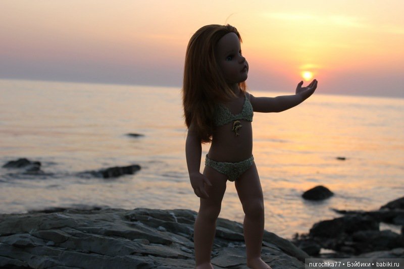 Фотоальбом. Жизель Готц (ООАК) и море