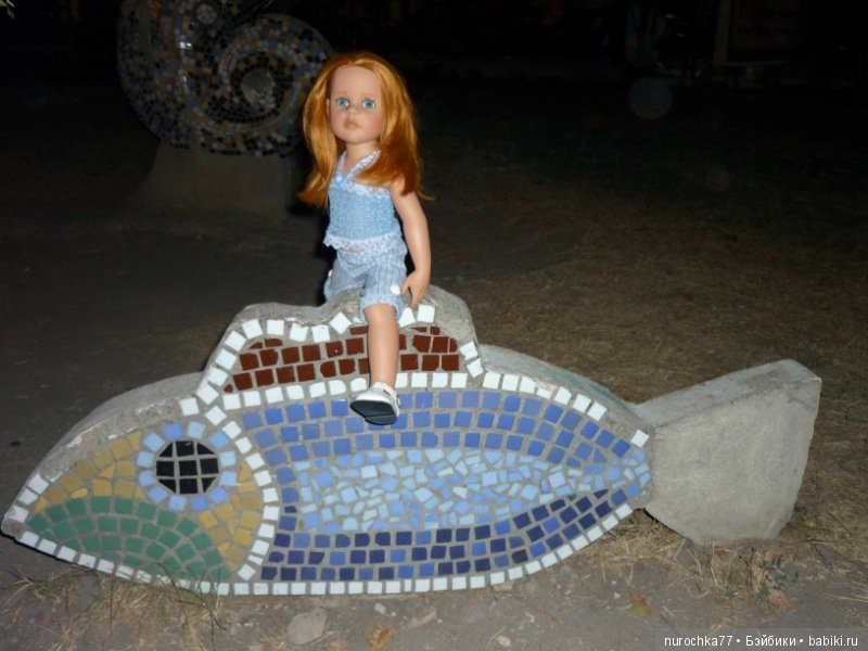 Фотоальбом. Жизель Готц (ООАК) и море