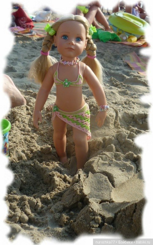 Ханночка Gotz (ООАК) на море (фото 8)