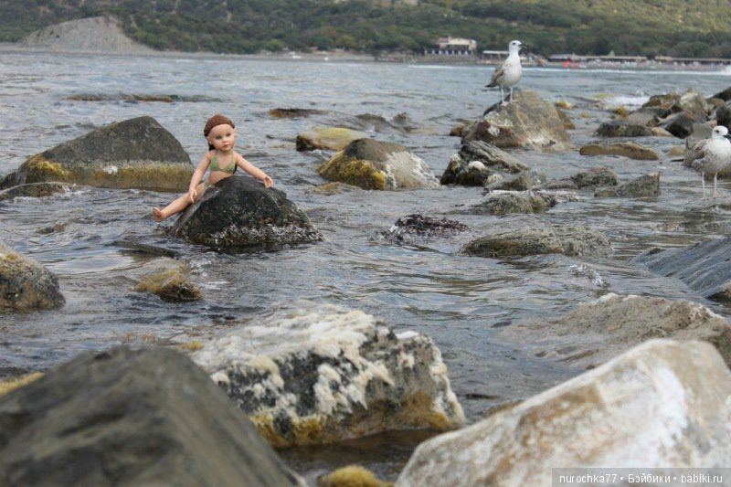 Фотоальбом. Жизель Готц (ООАК) и море