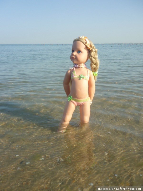 Ханночка Gotz (ООАК) на море