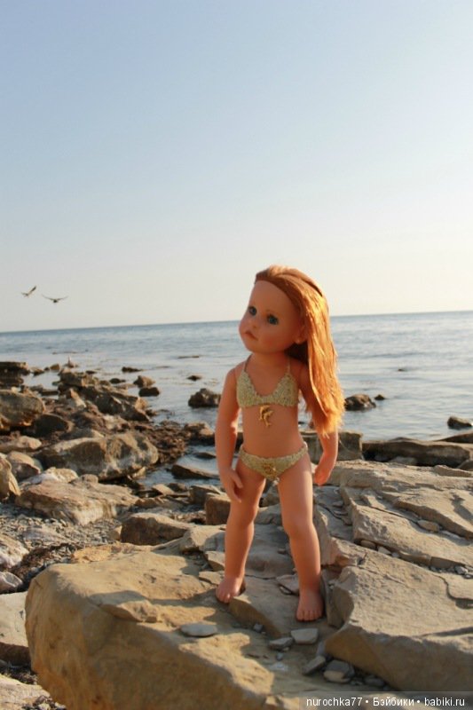 Фотоальбом. Жизель Готц (ООАК) и море