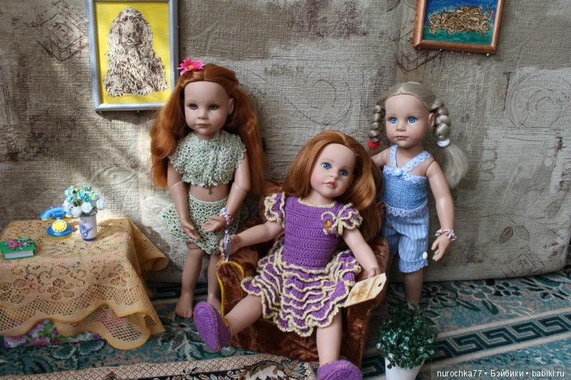 Морские камешки. Встреча кукол Готц