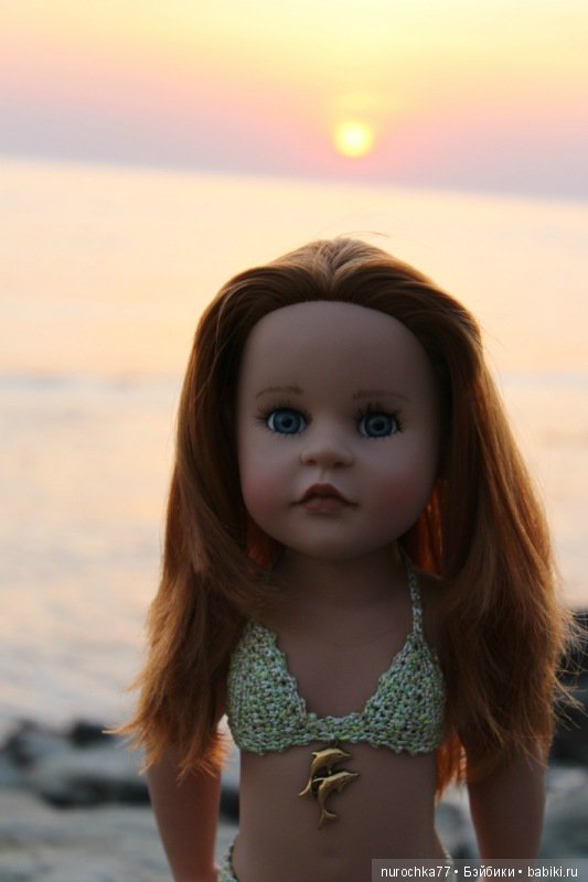 Фотоальбом. Жизель Готц (ООАК) и море