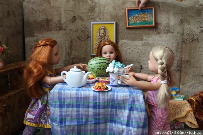 Морские камешки. Встреча кукол Готц