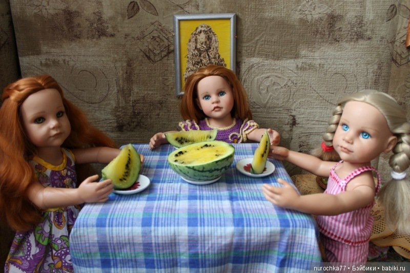 Морские камешки. Встреча кукол Готц