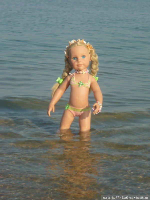 Ханночка Gotz (ООАК) на море