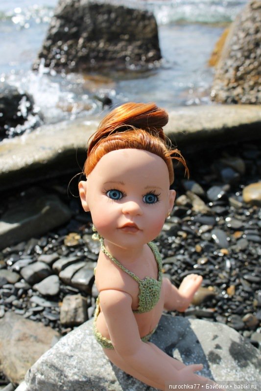 Фотоальбом. Жизель Готц (ООАК) и море