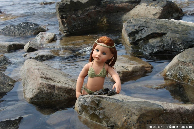 Фотоальбом. Жизель Готц (ООАК) и море