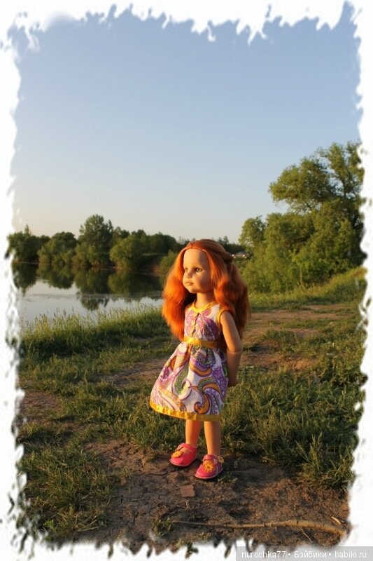 Злата- моя золотая рыбка. Кукла Gotz, ООАК (фото 6)