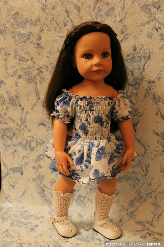 Платье и носочки своими руками. Для Gotz (фото 10)