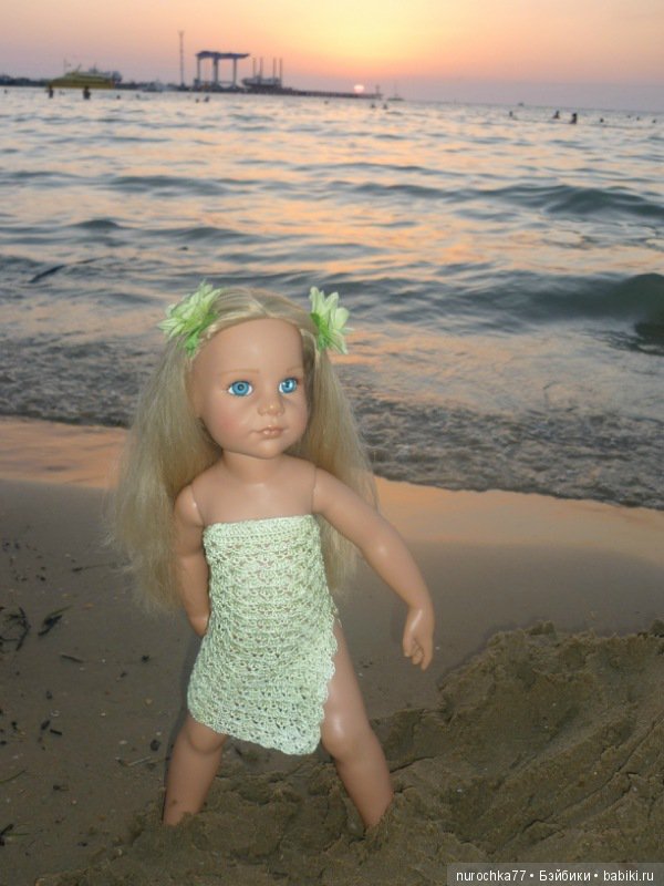 Ханночка Gotz (ООАК) на море