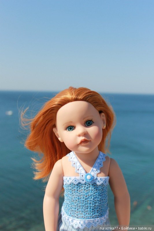 Фотоальбом. Жизель Готц (ООАК) и море