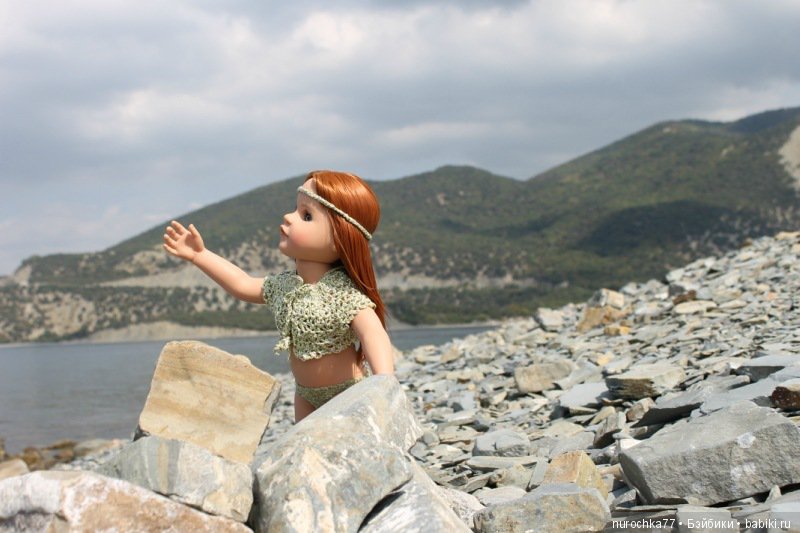 Фотоальбом. Жизель Готц (ООАК) и море