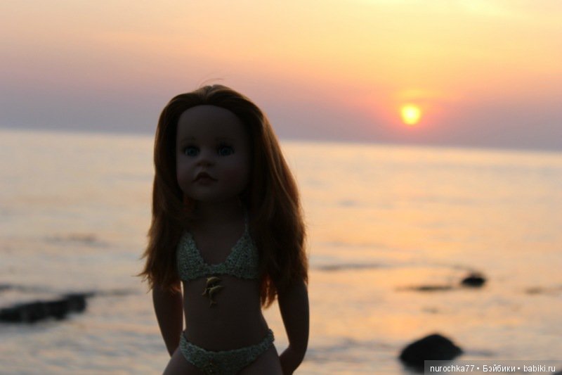 Фотоальбом. Жизель Готц (ООАК) и море