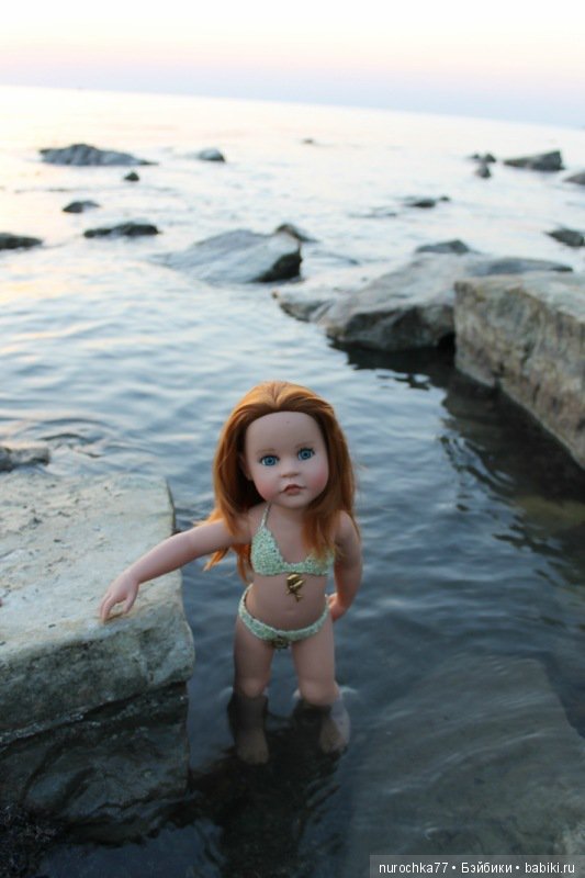 Фотоальбом. Жизель Готц (ООАК) и море