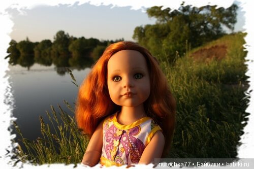 Злата- моя золотая рыбка. Кукла Gotz, ООАК (фото 9)