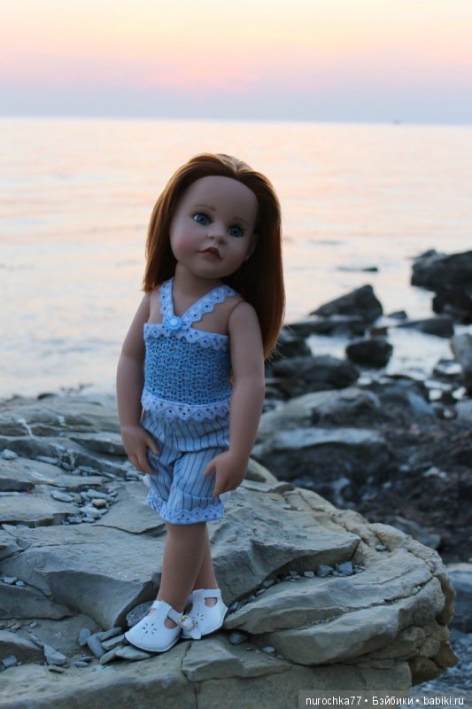 Фотоальбом. Жизель Готц (ООАК) и море