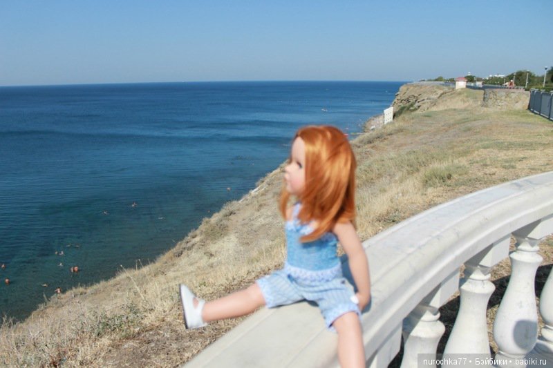 Фотоальбом. Жизель Готц (ООАК) и море