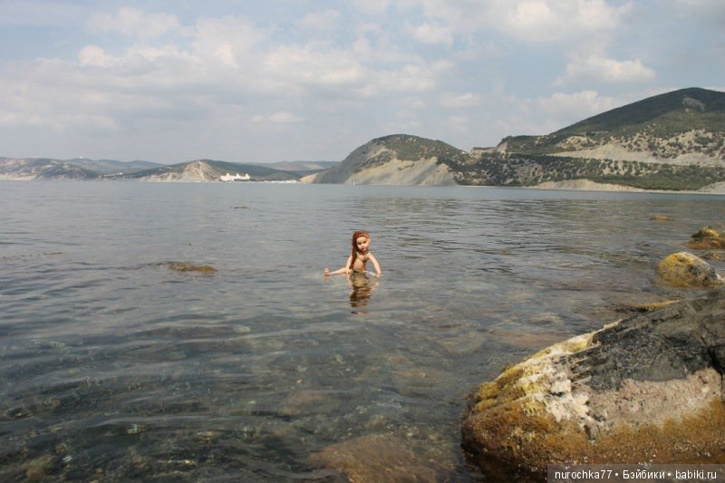 Фотоальбом. Жизель Готц (ООАК) и море