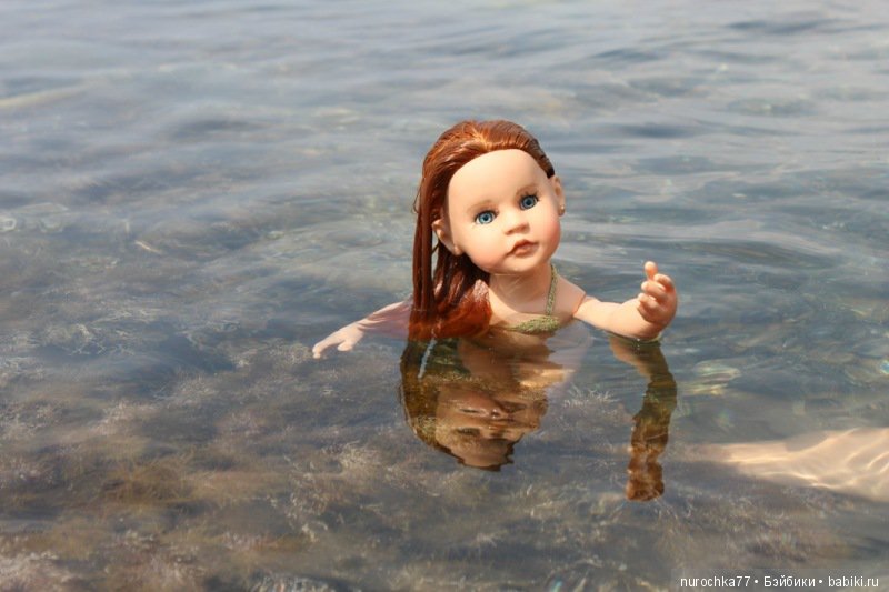 Фотоальбом. Жизель Готц (ООАК) и море