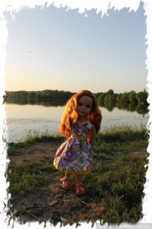 Злата- моя золотая рыбка. Кукла Gotz, ООАК (фото 7)
